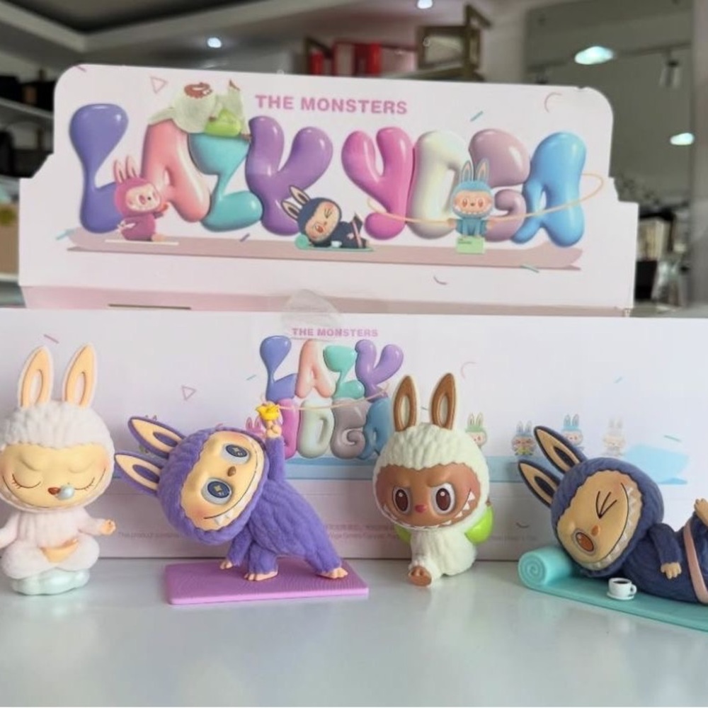 PopMart LAZY YOGA LABUBU